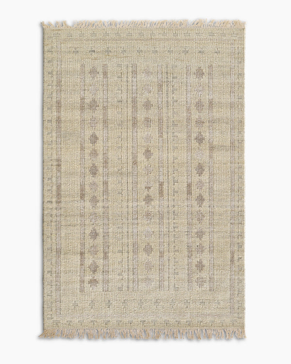 Lima Handwoven Wool Rug - 3'6" x 5'6" / Ivory