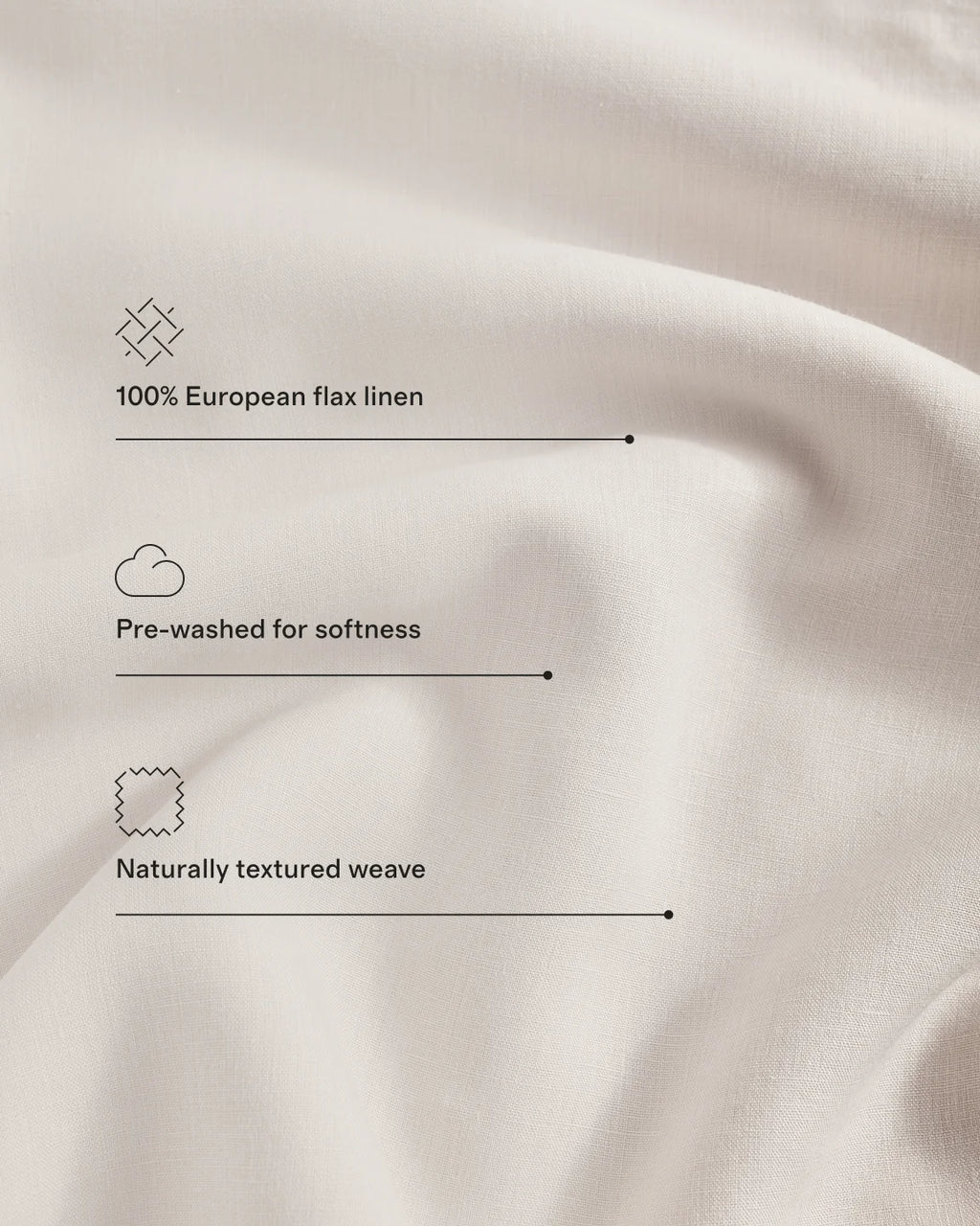 European Linen Chambray Deluxe Bedding Bundle - Twin / Charcoal