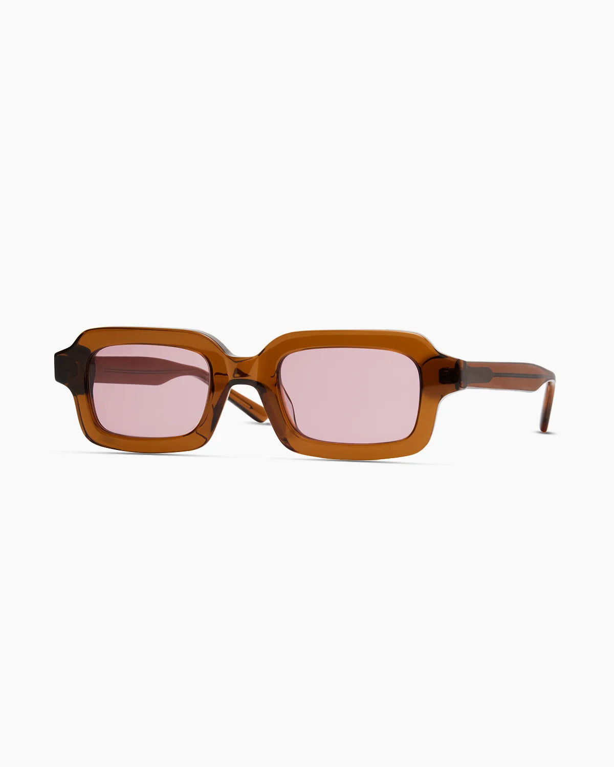 Fiji Polarized Acetate Sunglasses - Standard / Clear Spice with Deep Rose lens Secondary image
