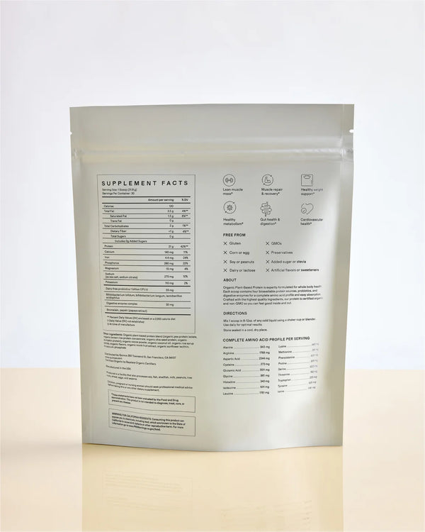 Certified Organic Plant Protein - One Size / Vanilla Bean