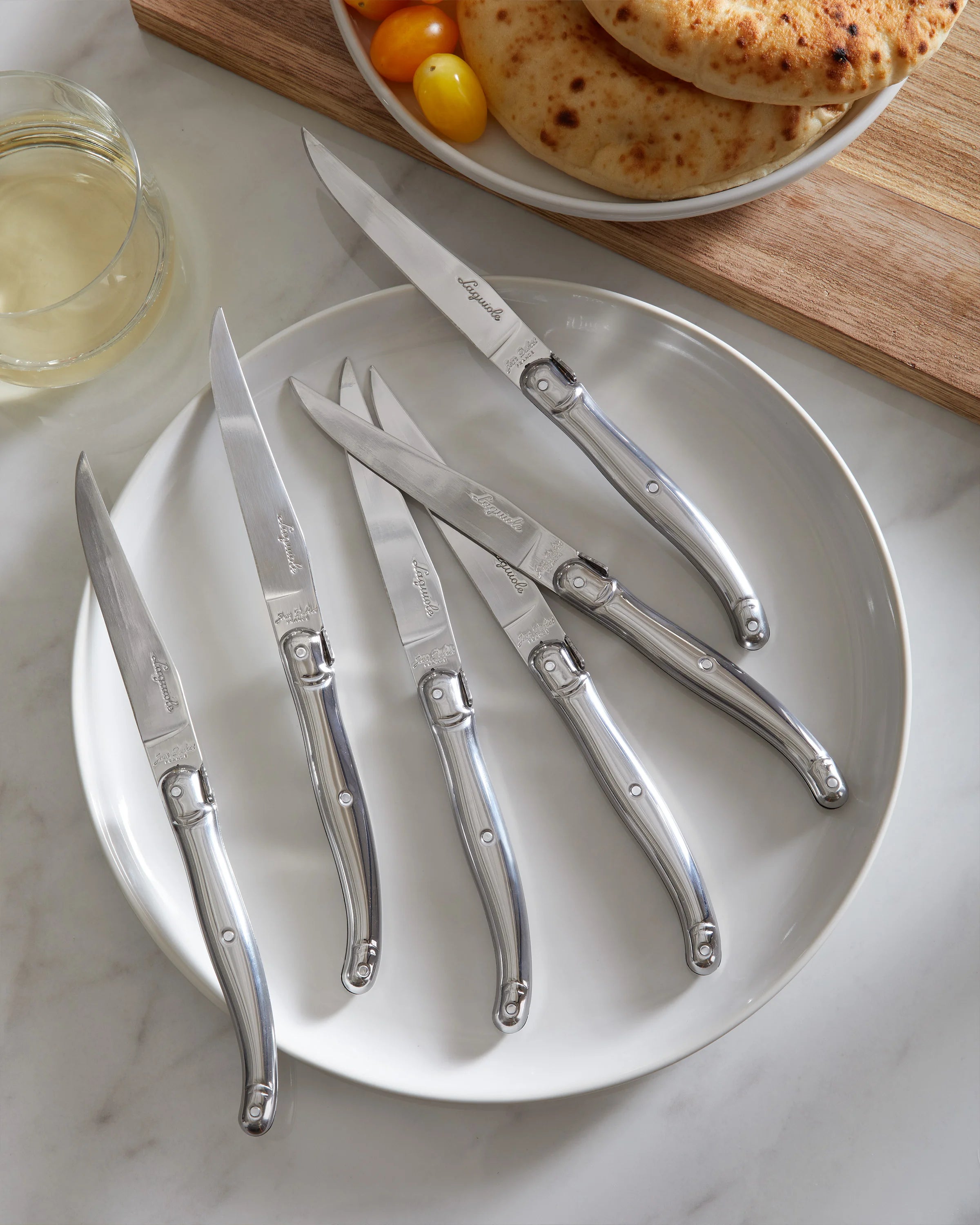 Jean Dubost Laguiole Stainless Steel Steak Knives (Set of 6) - One Size / No Color Secondary image