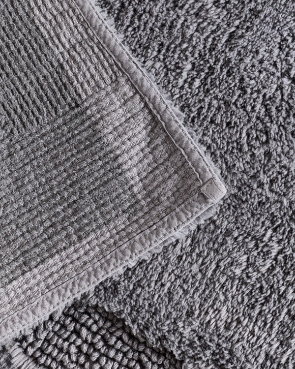 Turkish Cotton Non-Slip Bath Rug - 21"x34" / White