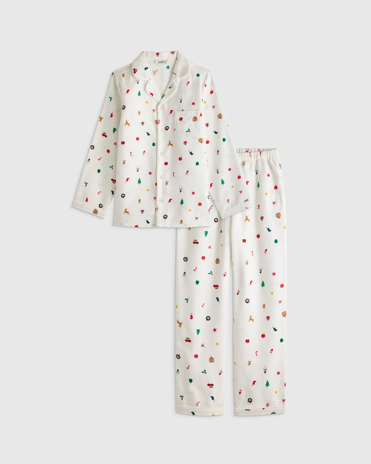 Holiday Flannel Pajama Set - 2T / Multi Holiday Main image