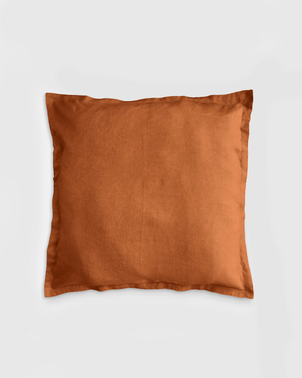 European Linen Euro Sham - Euro / Sand
