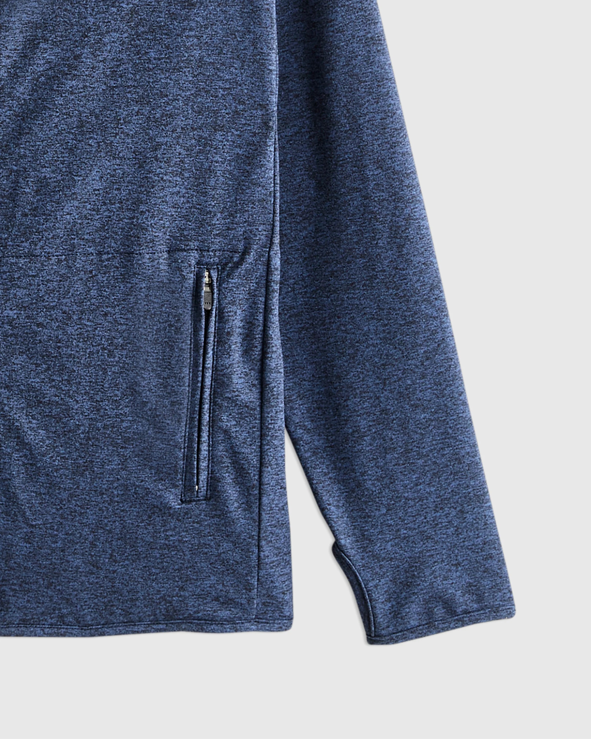Flowknit Full Zip Hoodie - 2T / Heather Navy Secondary image