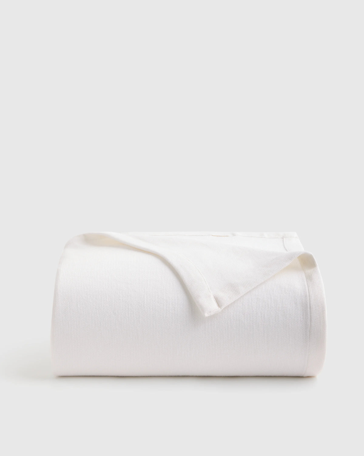 Luxury Organic Cotton Bed Blanket - Twin / White Main image