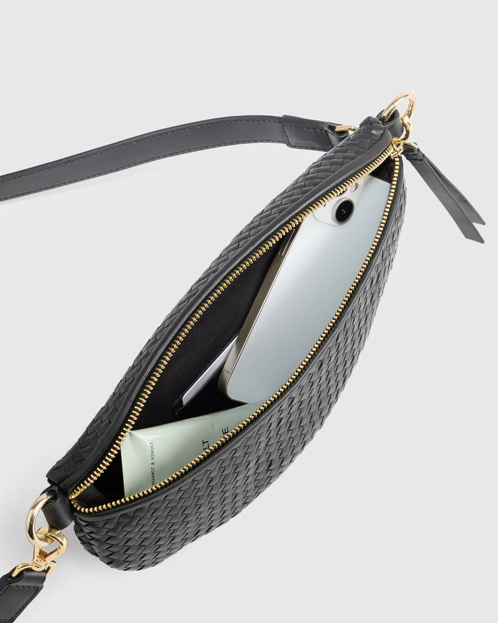 Sloane Handwoven Sling Bag - One Size / Taupe
