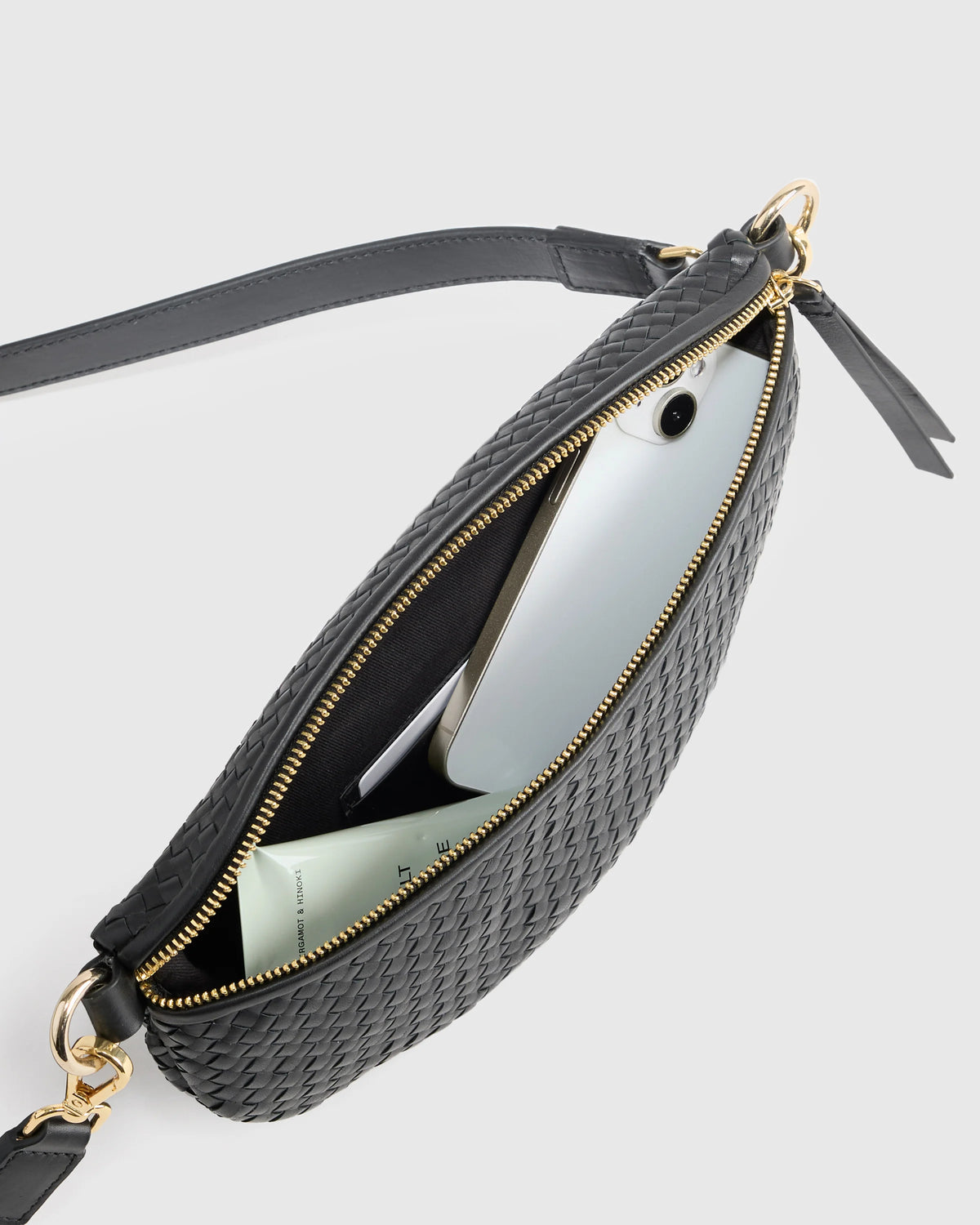 Sloane Handwoven Sling Bag - One Size / Taupe