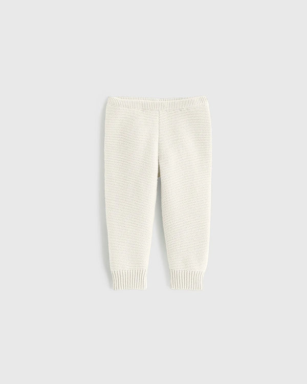 100% Organic Cotton Sweater Set - 0-3M / Ivory