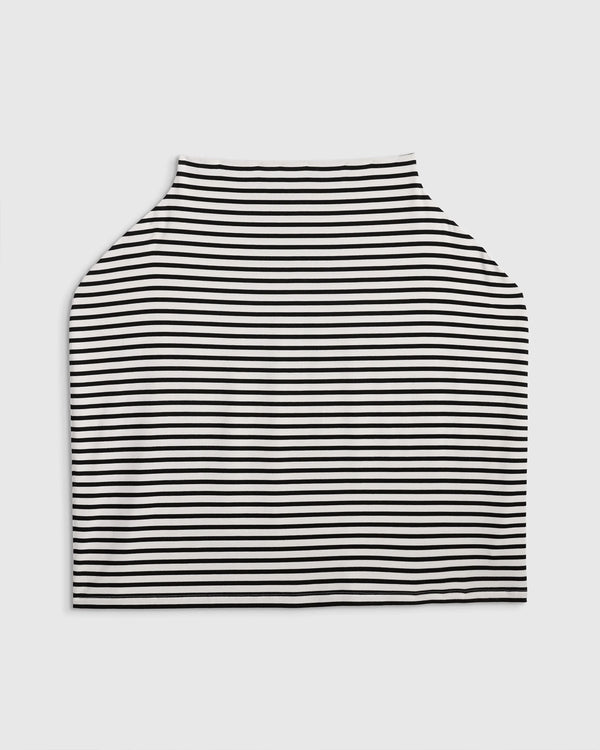Bamboo 5-in-1 Multi-Use Cover - One Size / Black/White Stripe