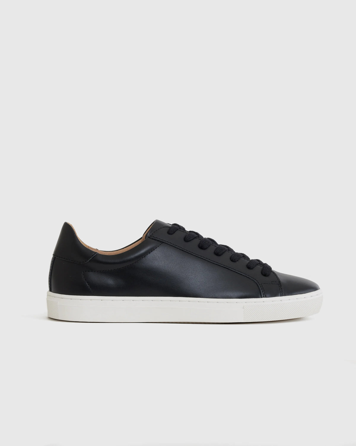 100% Leather Everyday Sneaker - 5 / Black Main image