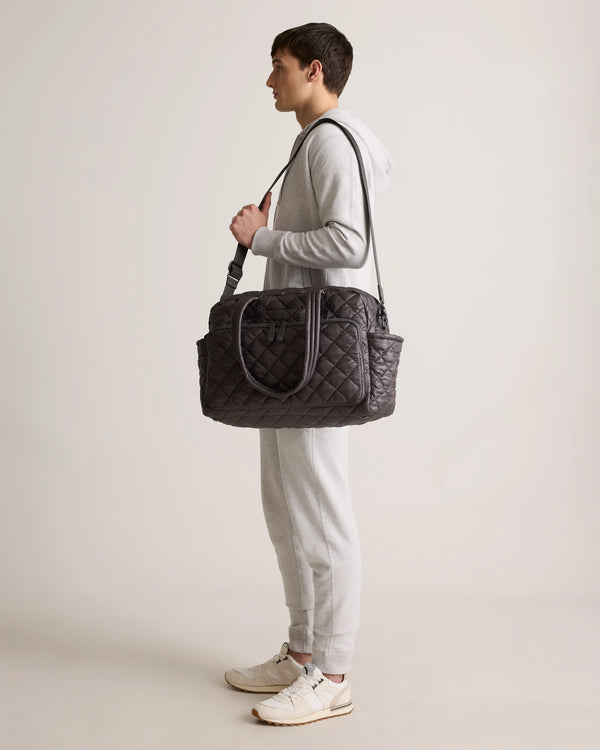 Transit Quilted Duffle Bag - One Size / Taupe Brown