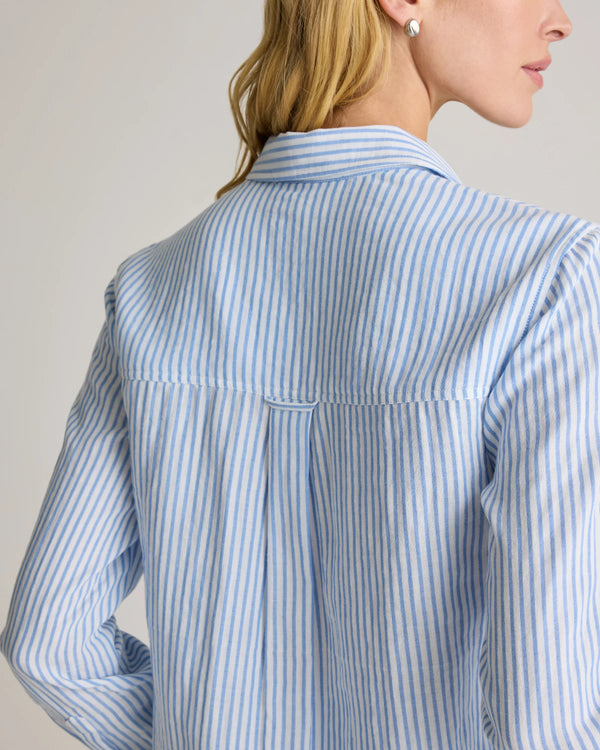 100% Organic Cotton Gauze Long Sleeve Shirt - XS / Khaki Gingham