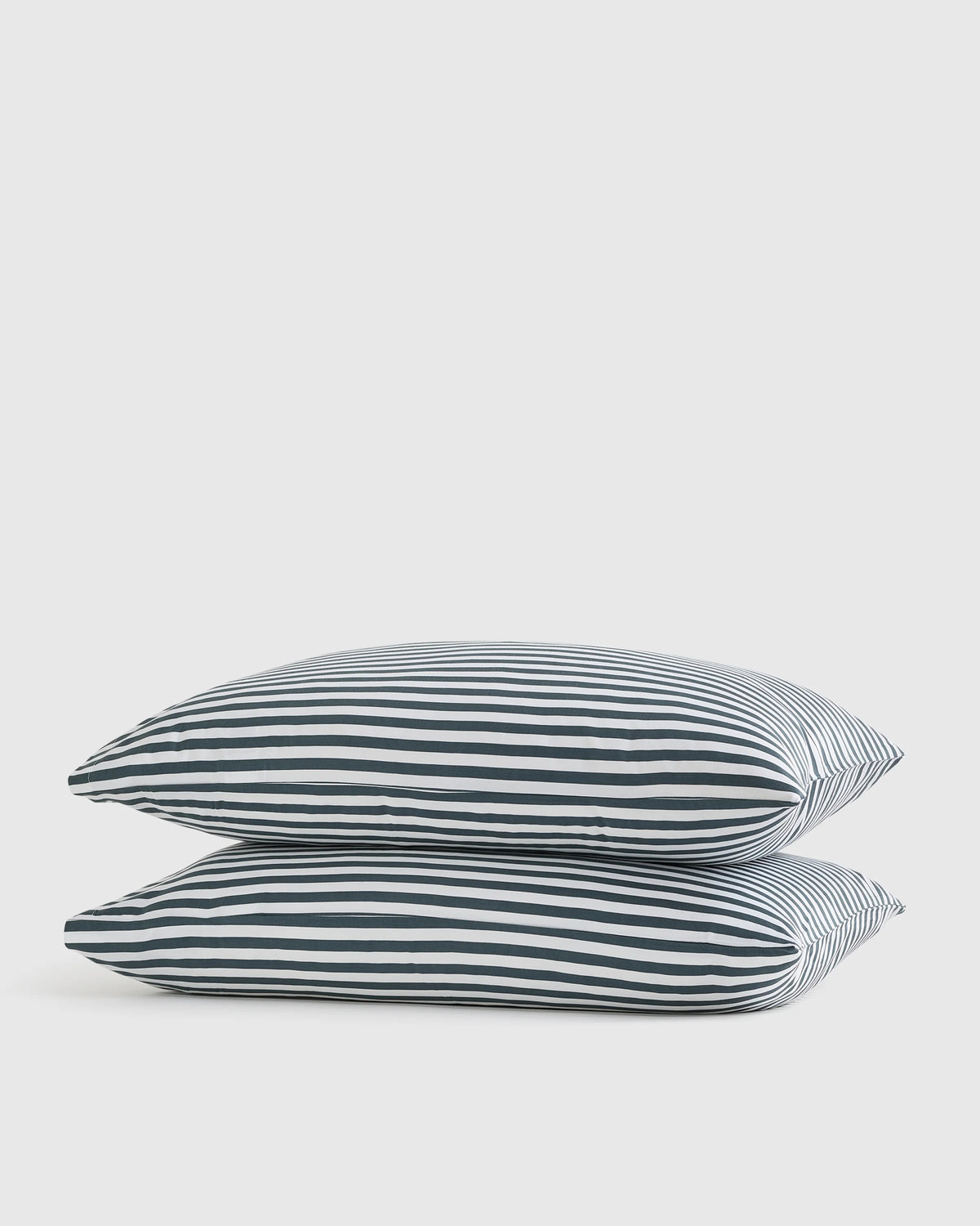 Bamboo Stripe Pillowcase Set - Standard / Double Stripe Espresso
