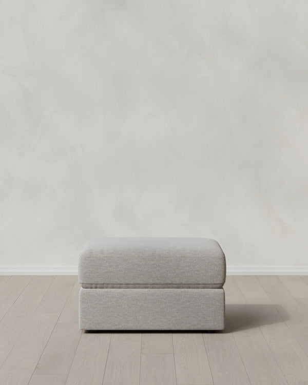 Ashford Deep Seat Ottoman in Performance Basketweave - One Size / Navy