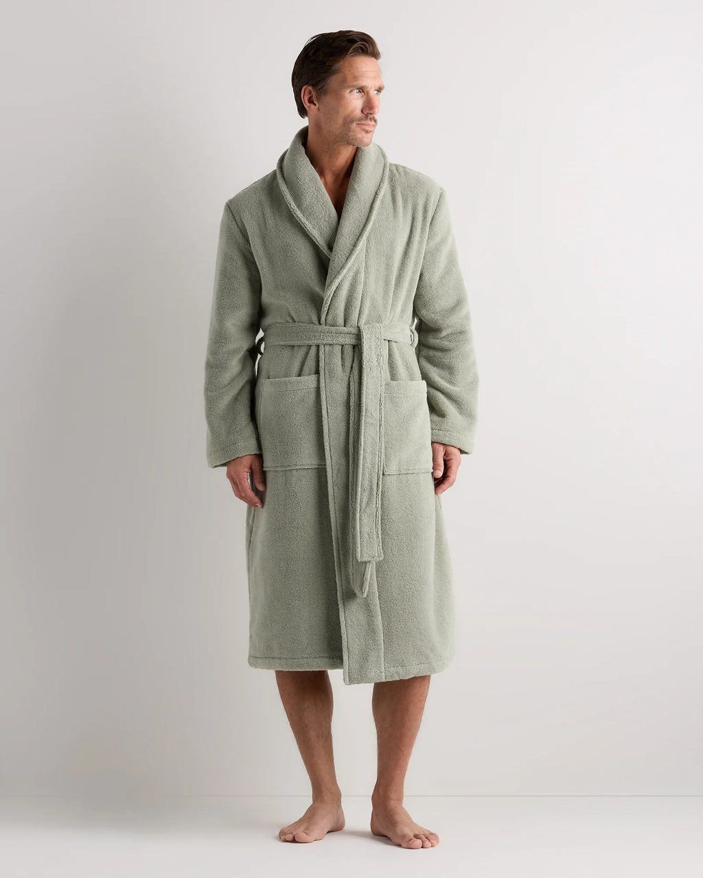 Turkish Cotton Terry Robe - XS / White