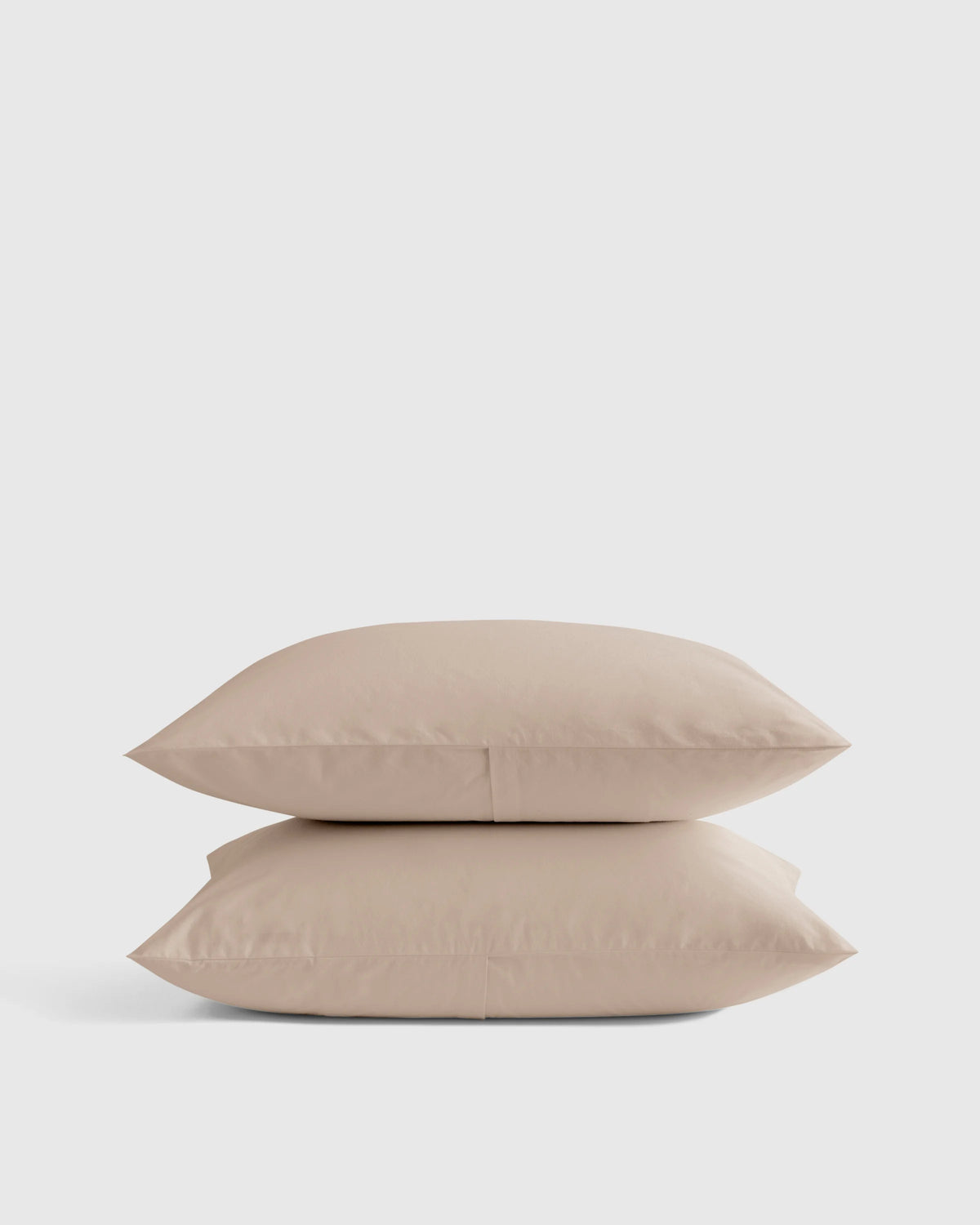 Organic Brushed Cotton Sham Set - Standard / Toffee Main image