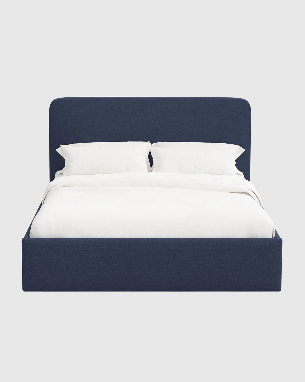 100% Linen Curved Bed - Full / Canvas
