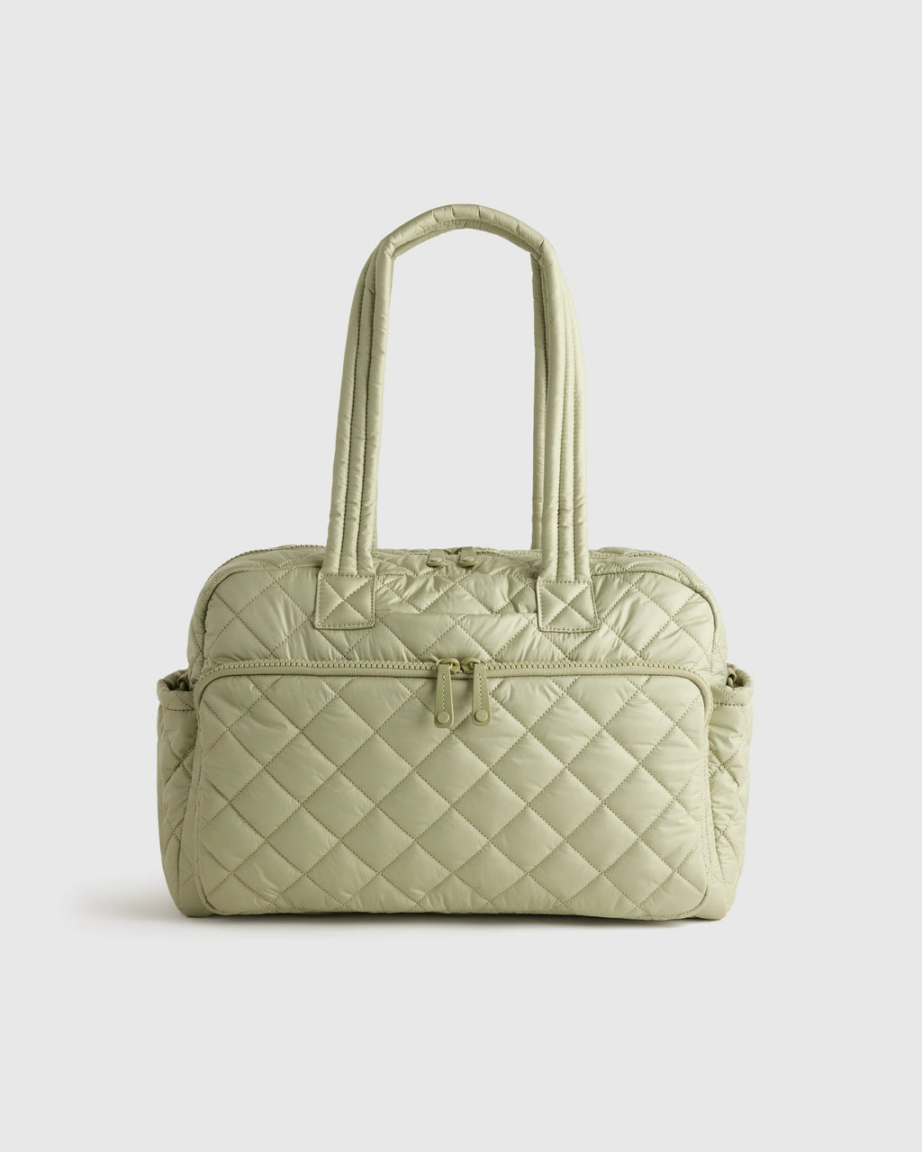 Transit Quilted Duffle Bag - One Size / Taupe Brown