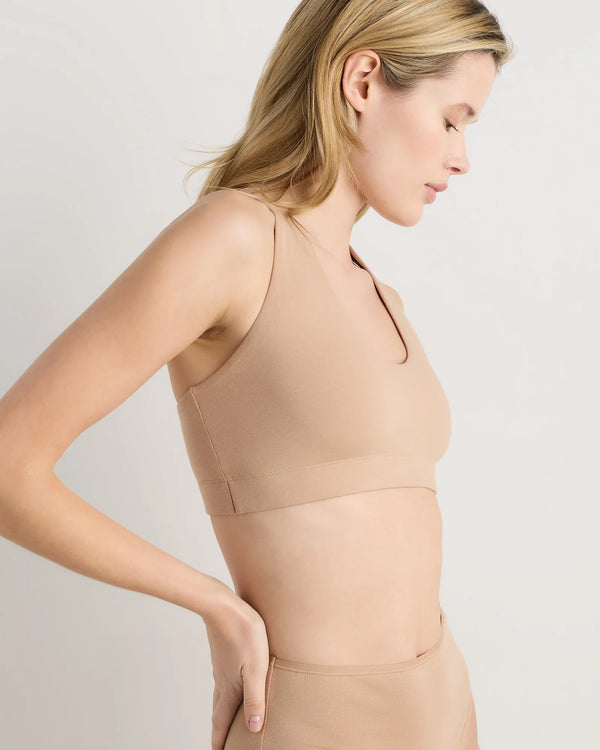 Organic Cotton Racerback Bralette (2-Pack) - XS / Black