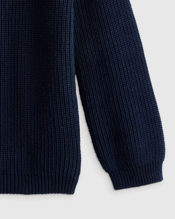 100% Organic Cotton Fisherman Tunic Sweater - 6 / Oatmeal