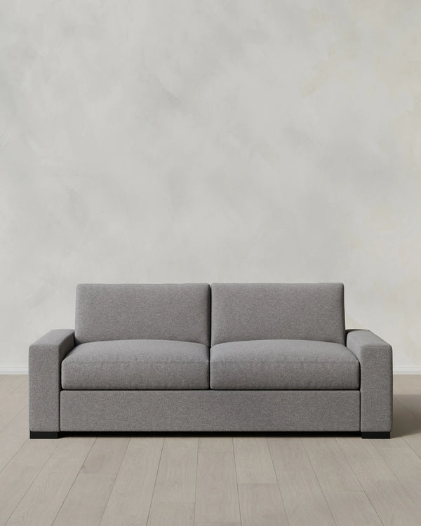 Stillman Sleeper Sofa in Performance Basketweave - Queen / Flax