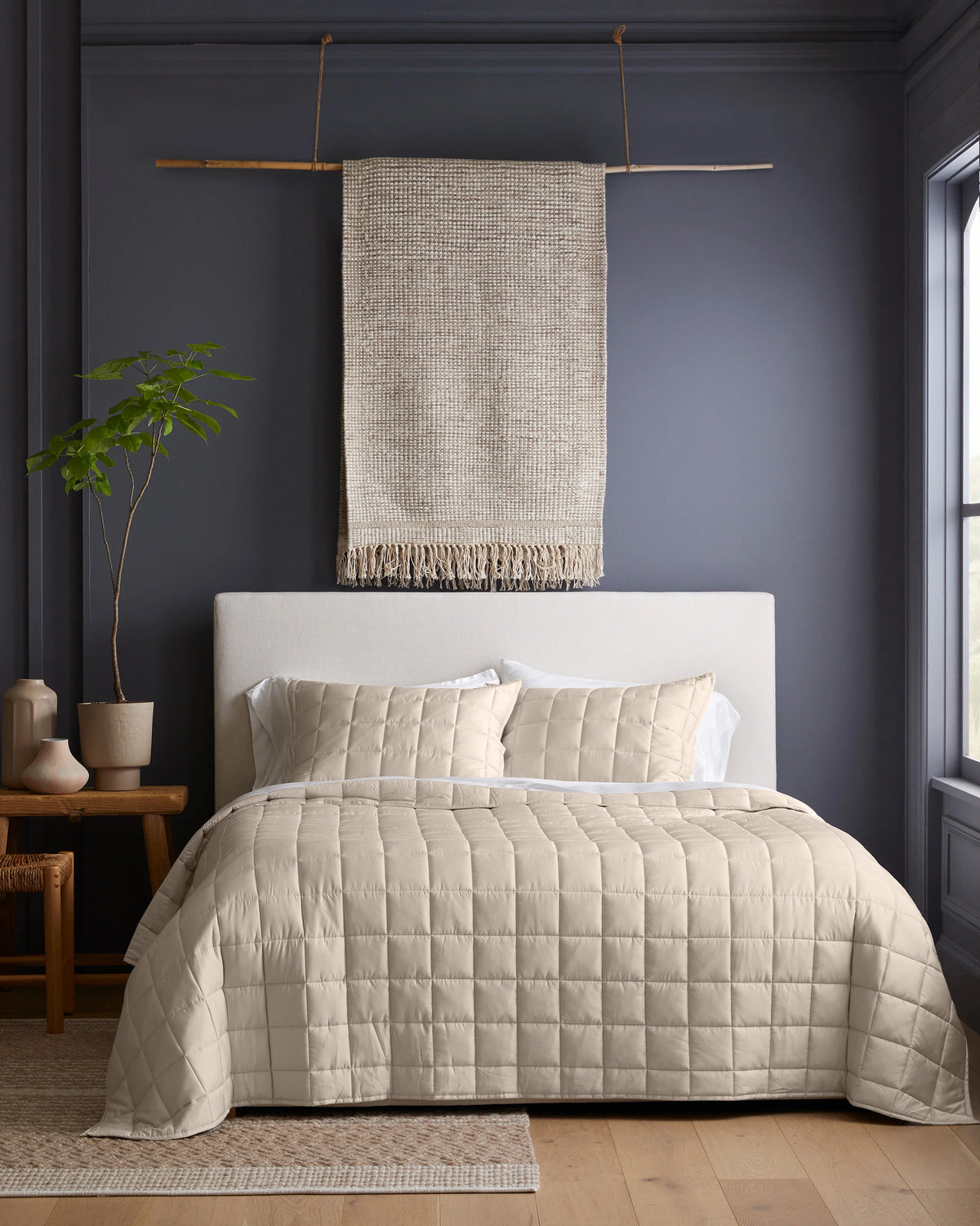 Bamboo Box Quilt Set - Twin / Sage