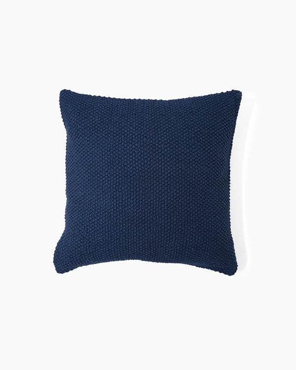Textured Cotton Pillow Cover - Individual / Indigo