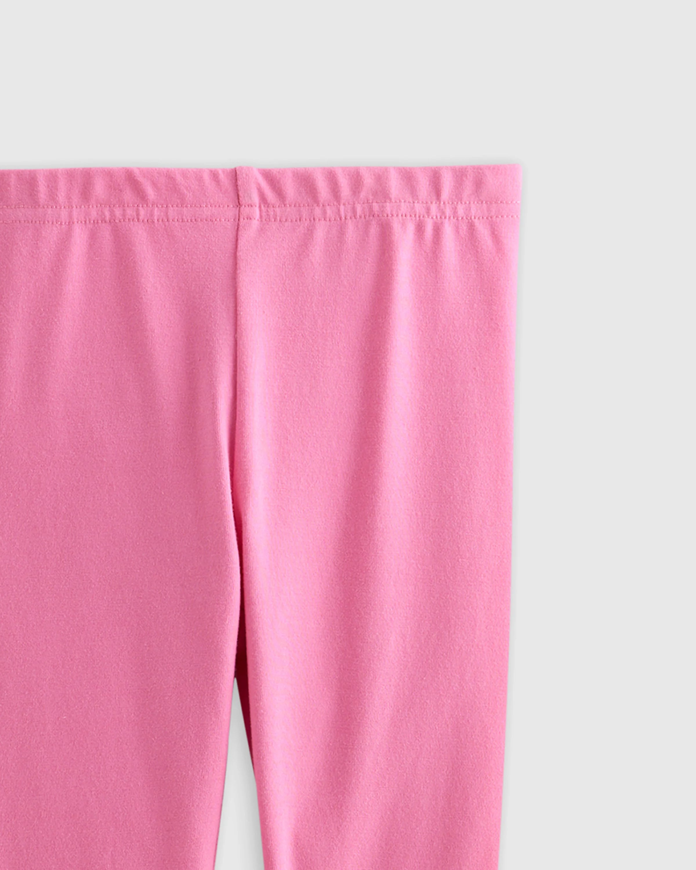 Organic Cotton Leggings - 12-18M / Bright Blush Secondary image