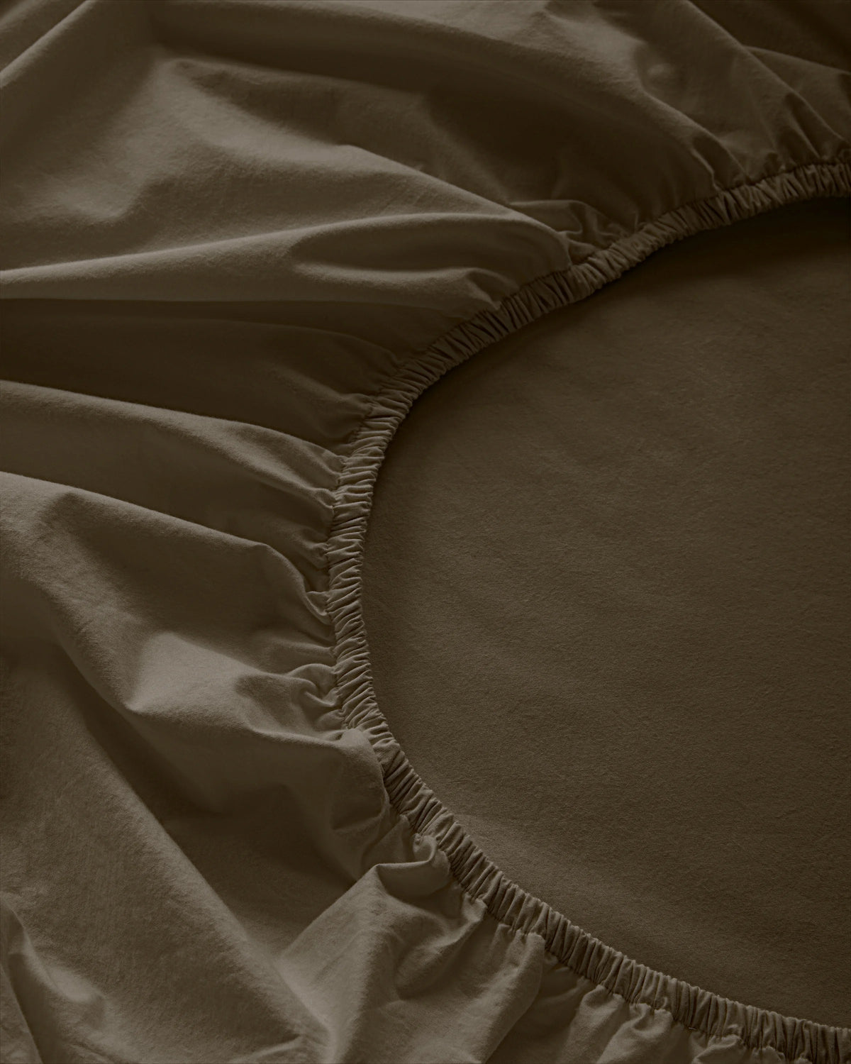 Organic Brushed Cotton Sheet Set - Twin / Toffee