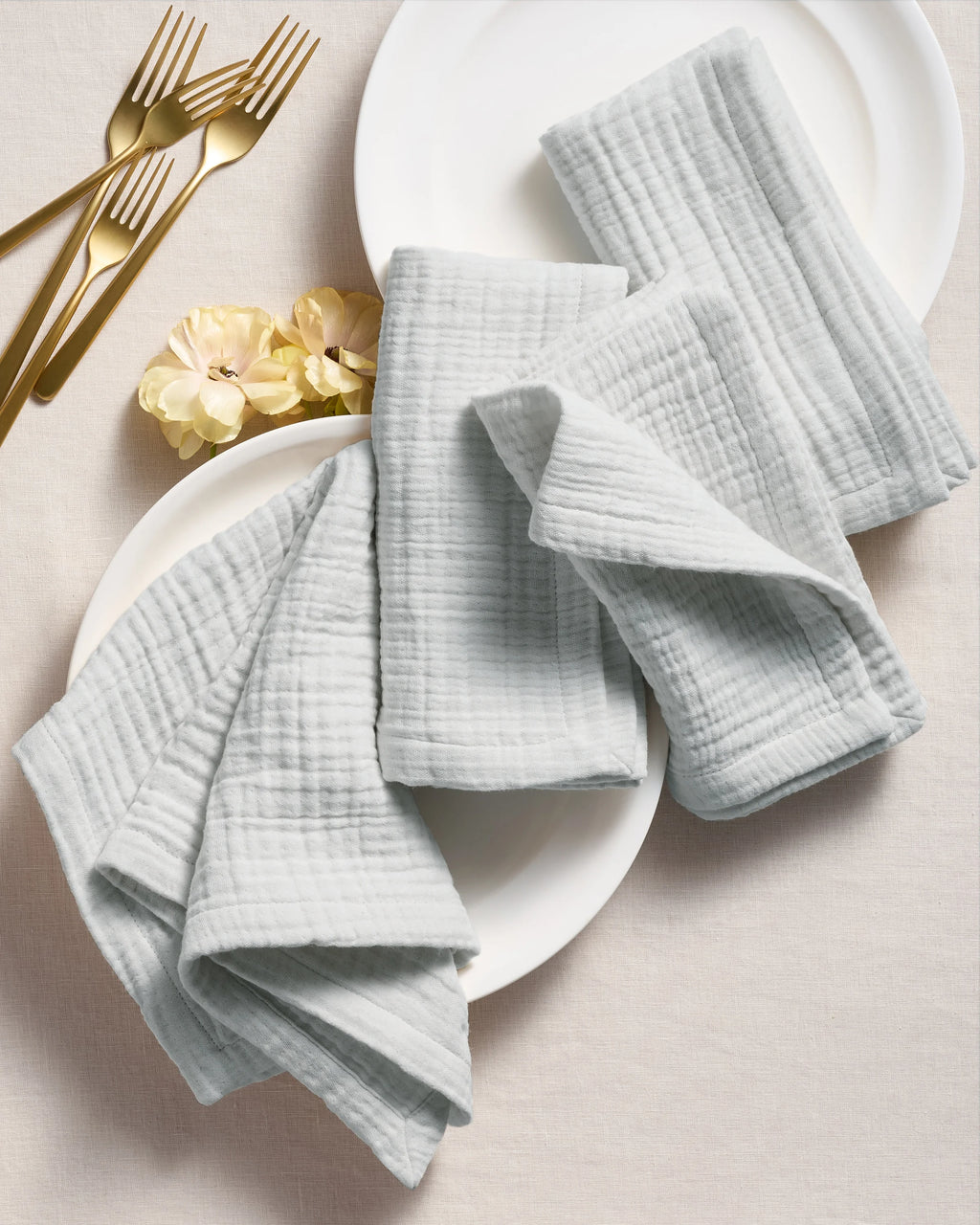 Organic Cotton Gauze Napkins - One Size / Chocolate