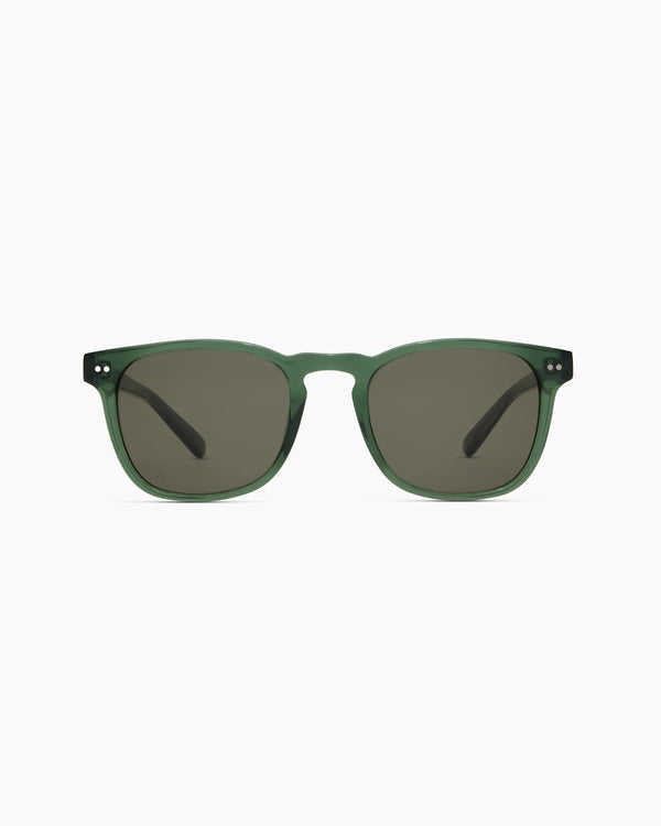 Boston Polarized Acetate Sunglasses - One Size / Honey with Green lens