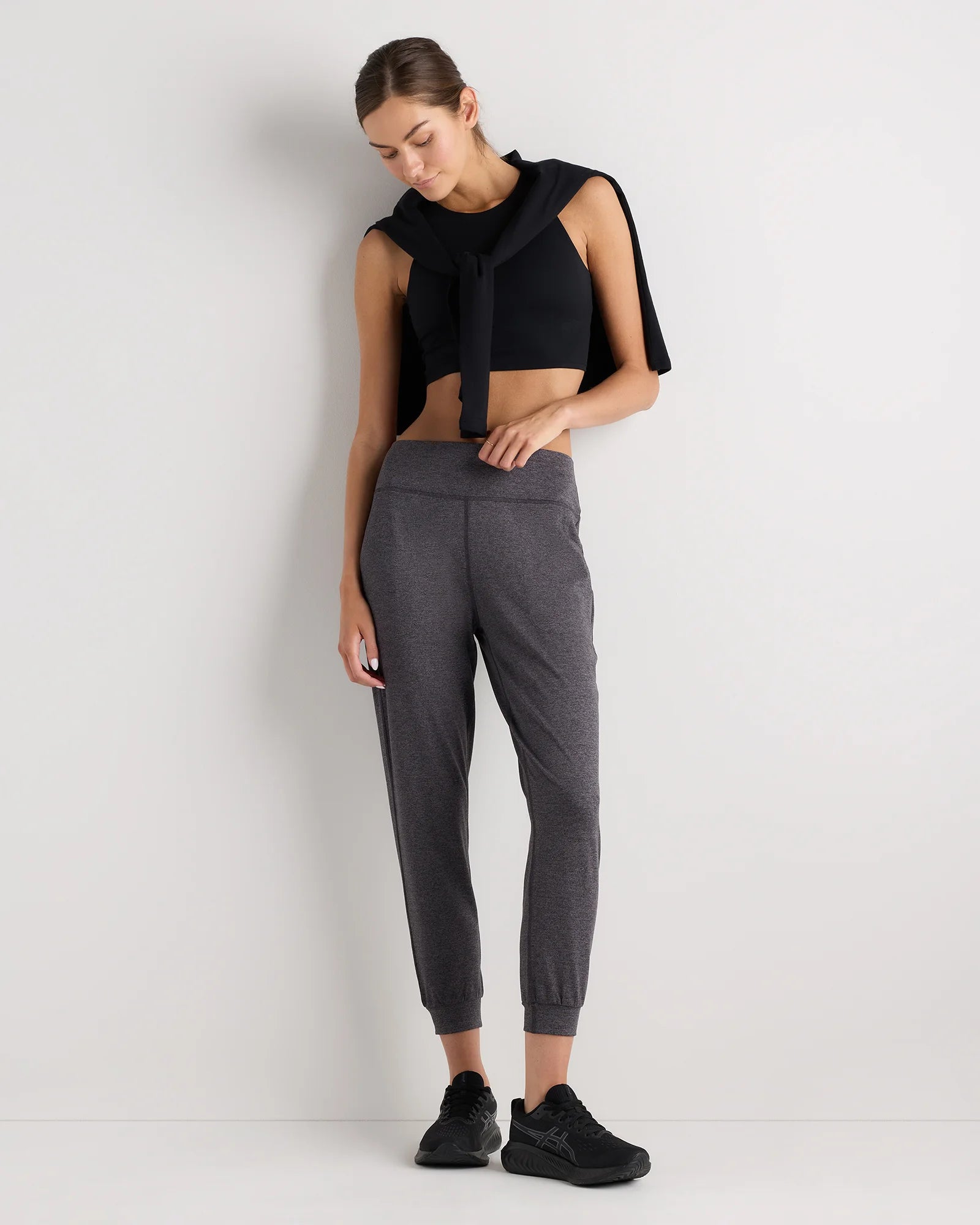 Ultra-Soft Mid-Rise Jogger - XS / Heather Charcoal Secondary image