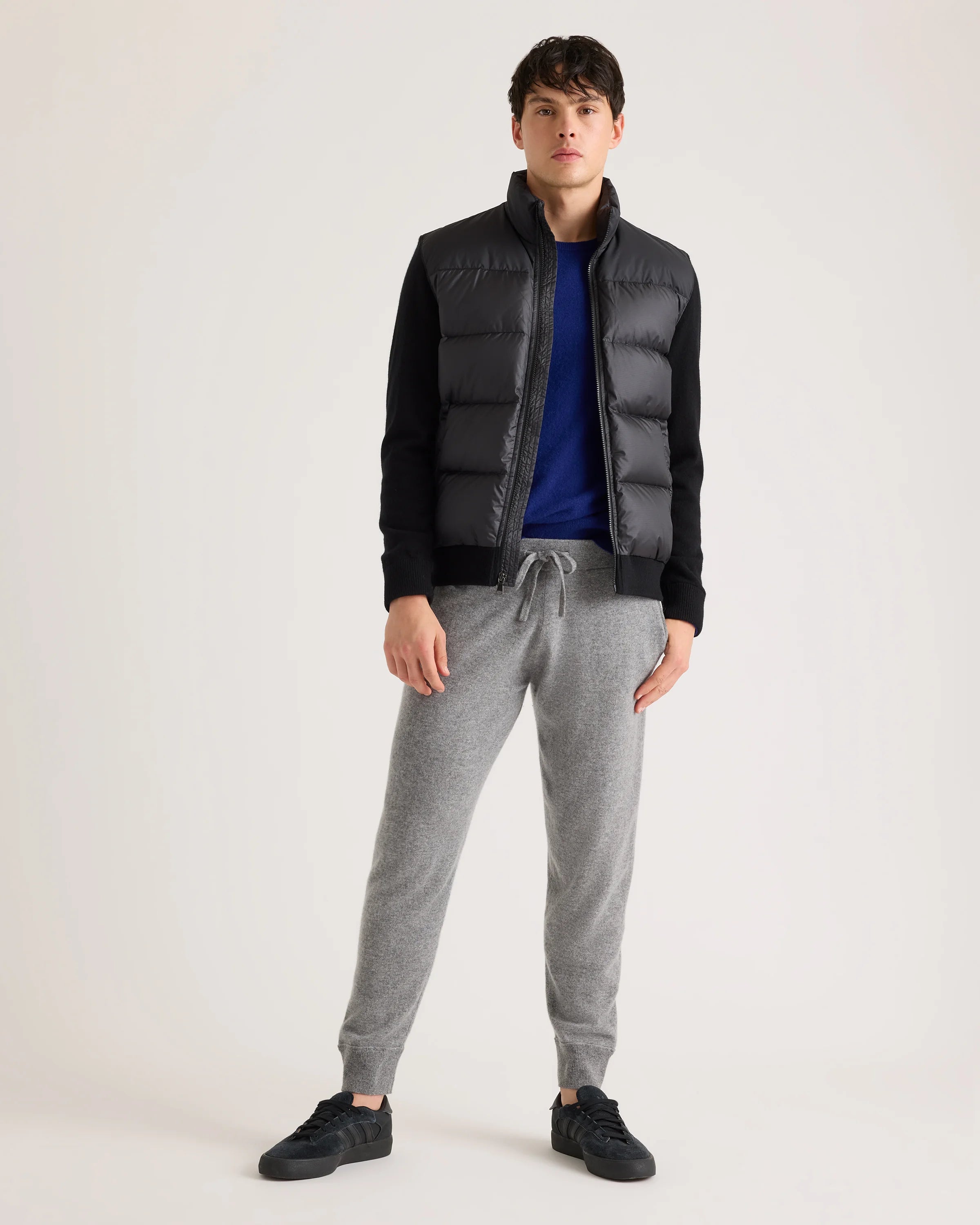 Mixed Media Down and Cashmere Jacket - S / Black Secondary image