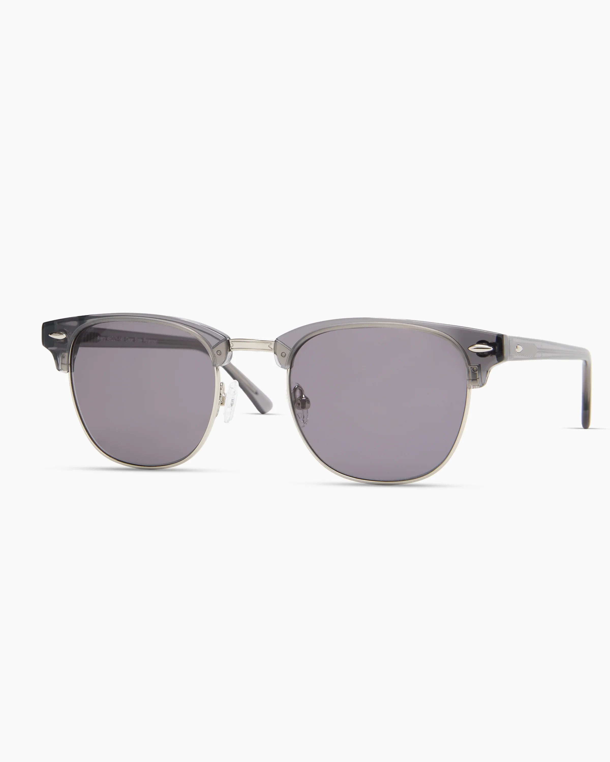 Avery Polarized Acetate Sunglasses - One Size / Clear Slate with Grey lens Secondary image