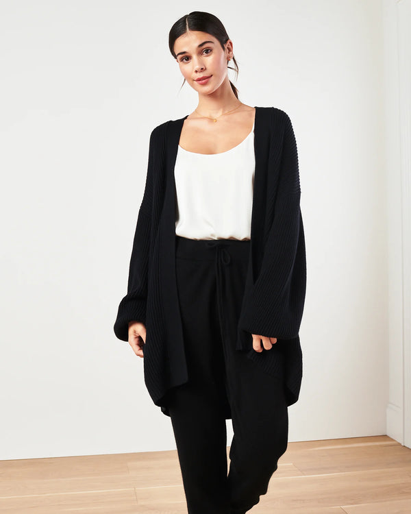 100% Organic Cotton Oversized Cardigan - XS / Camel