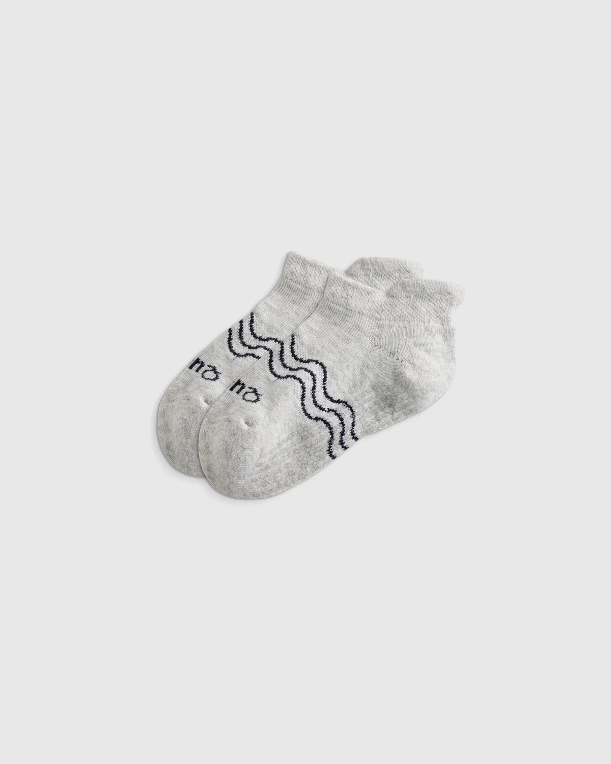 Organic Cotton Gripper Ankle Socks 8-Pack - 12M-24M / Pink/White Multi