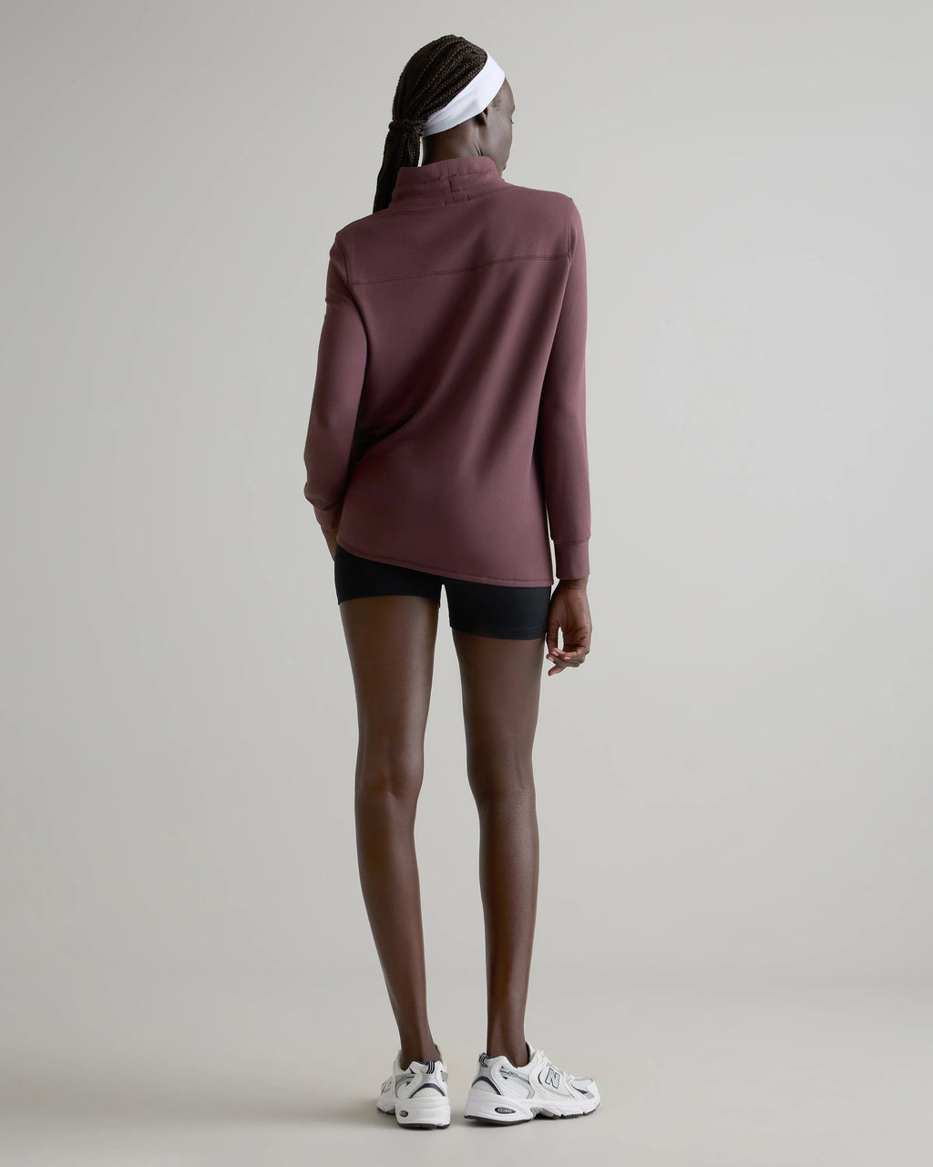 SuperSoft Fleece Mock Neck Pullover - XS / Navy