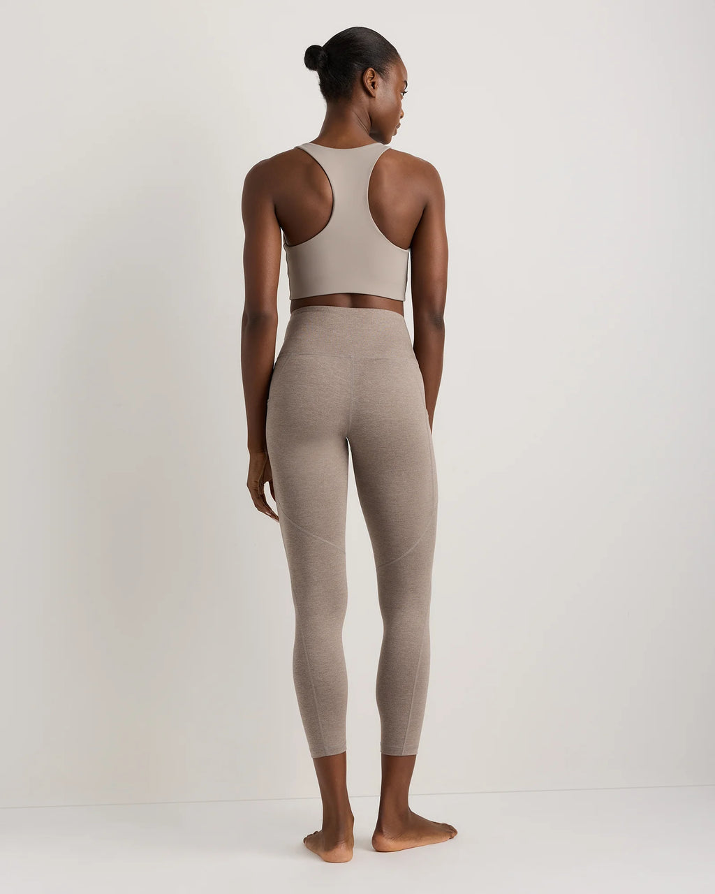 Ultra-Soft High-Rise Pocket Legging - XS / Heather Espresso