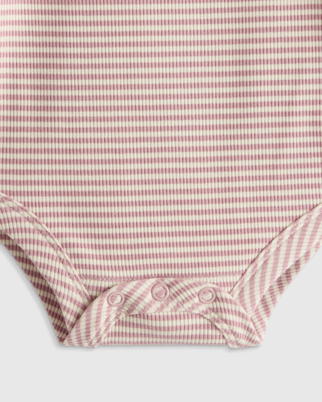 Softest Rib Short Sleeve Bodysuit - 0-3M / Deep Sea Blue