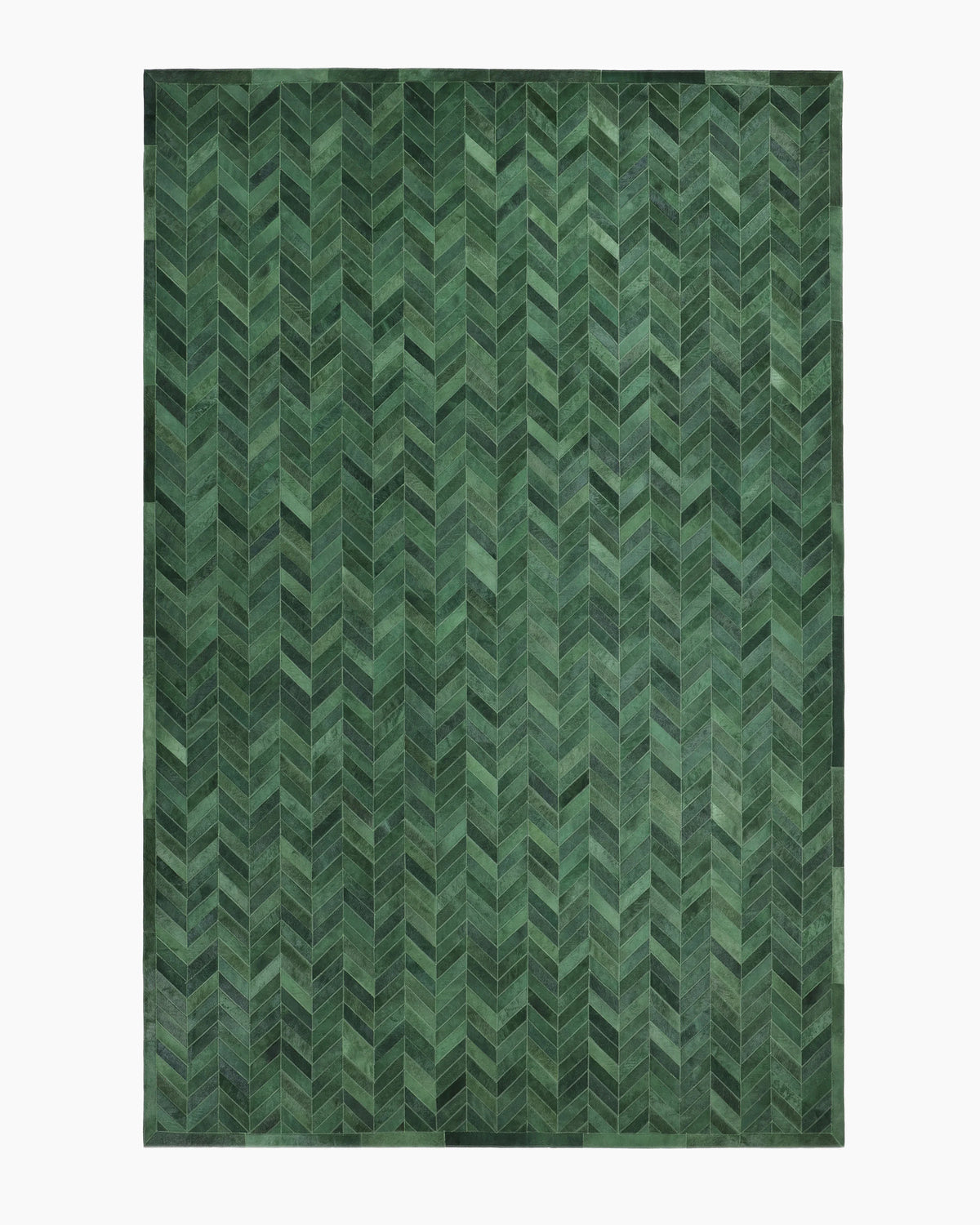 Jones Hide Rug - 5' x 8' / Green Main image