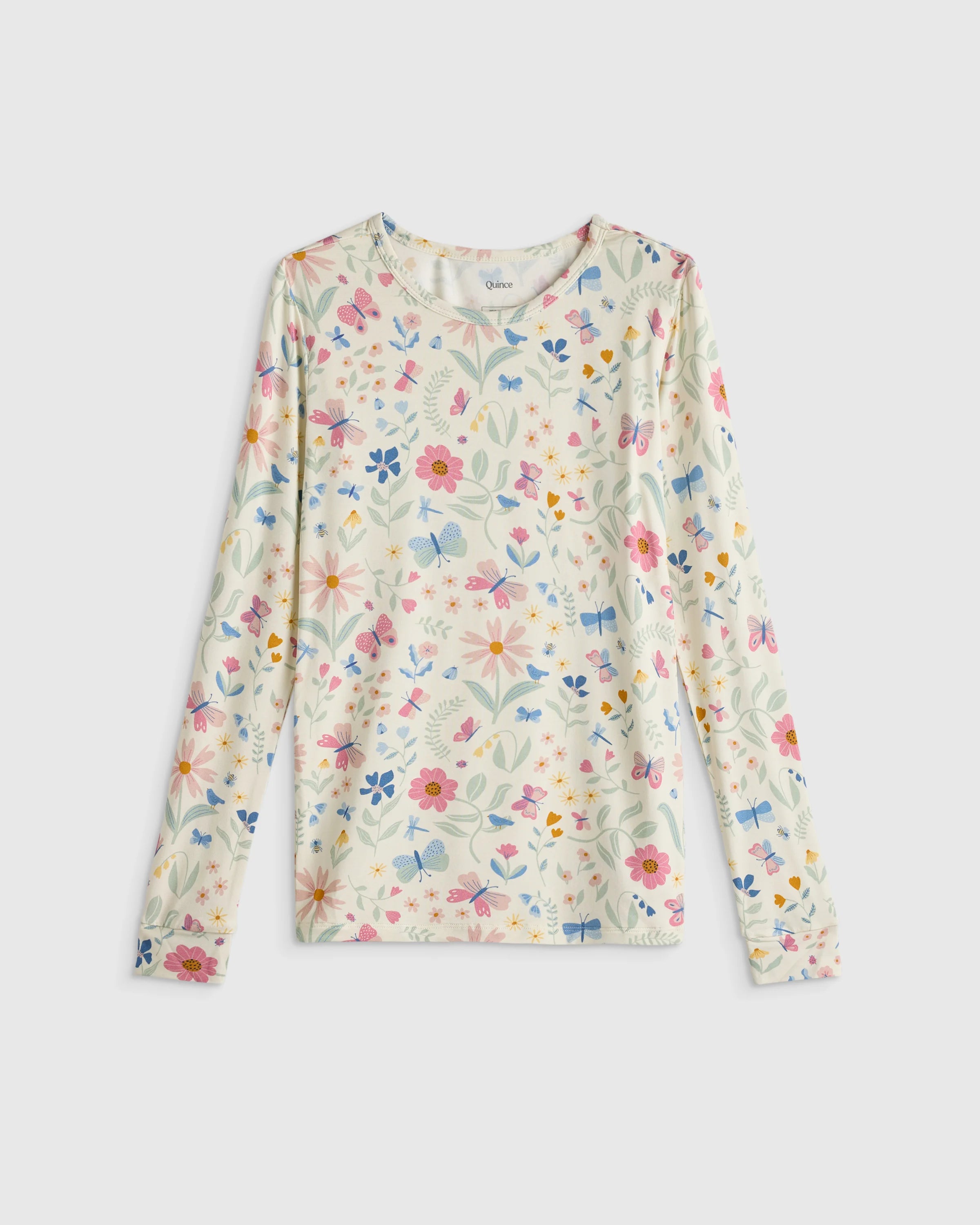 Bamboo Long Sleeve and Pant Pajama Set - 6 / Wildflower Dreams Secondary image