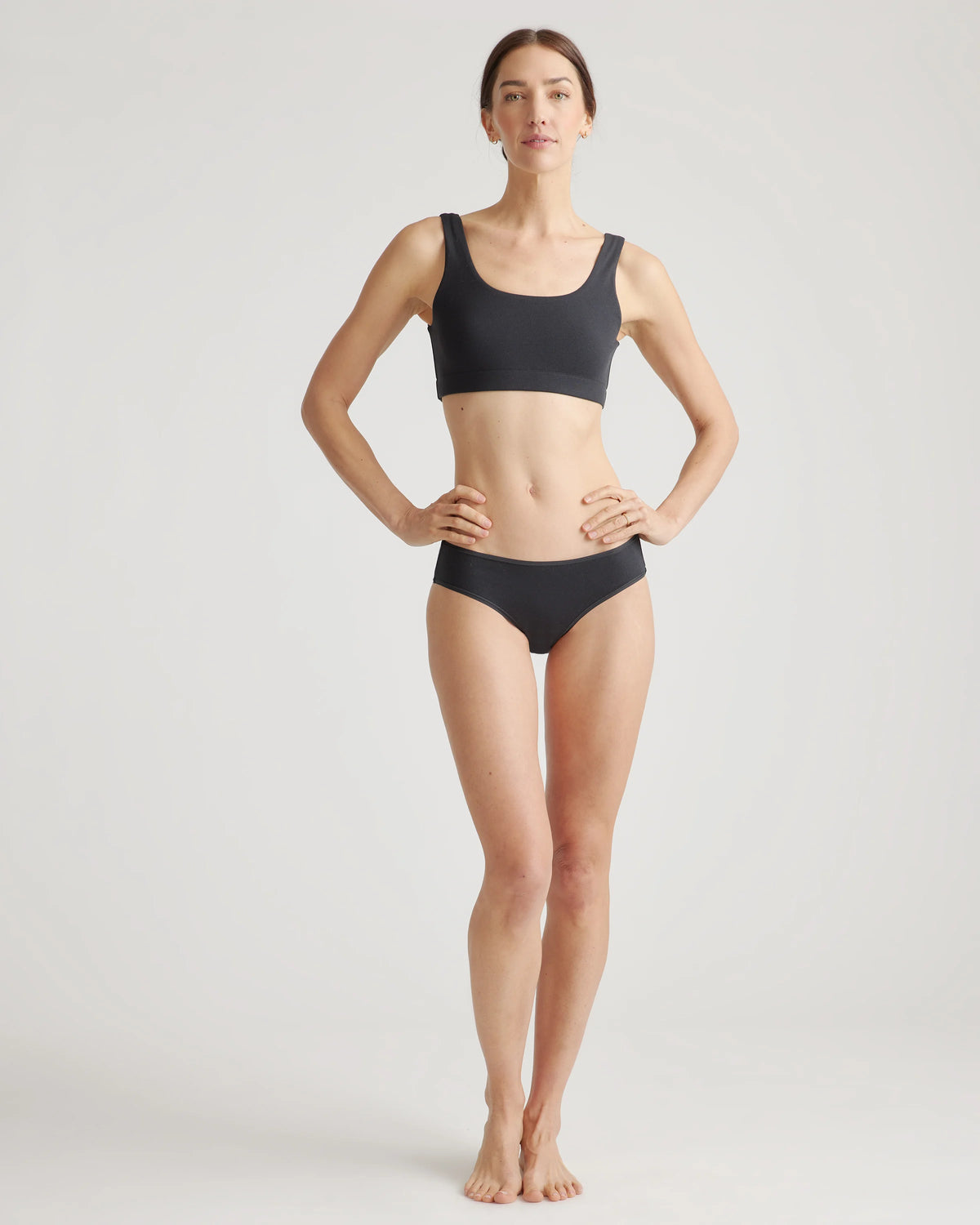 Organic Cotton Hipster (6-pack) - XS / Black