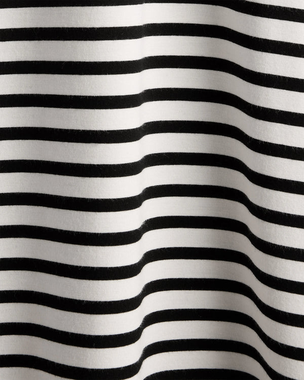Bamboo 5-in-1 Multi-Use Cover - One Size / Black/White Stripe