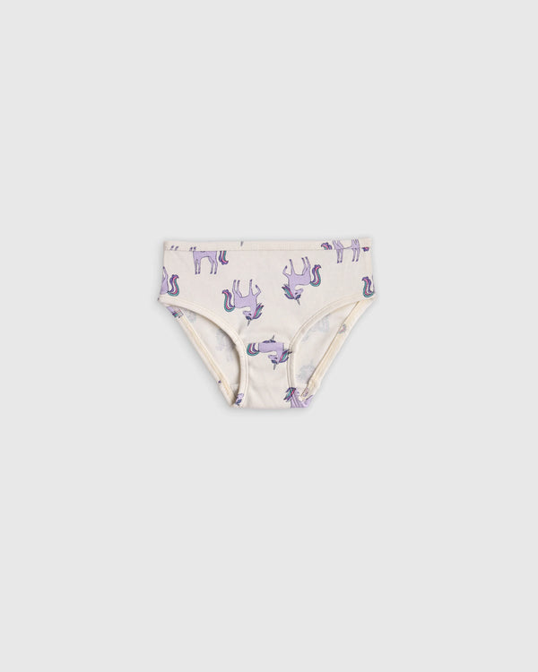 Girls 100% Organic Cotton Brief 7-Pack - 2T / Girl Multi Pack