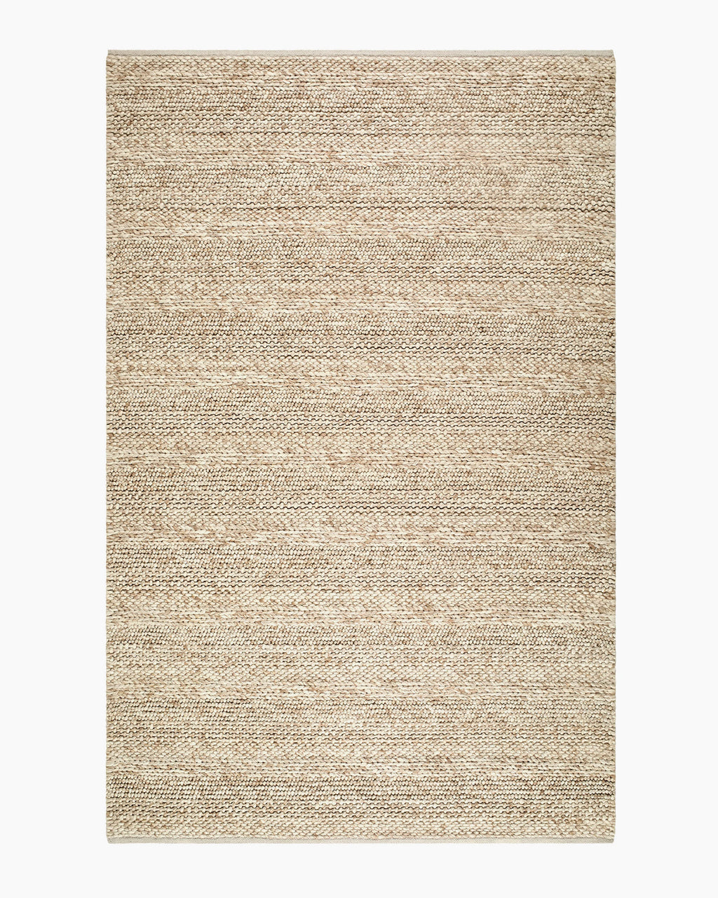 Rowan Handwoven Wool Rug - 5' x 8' / Sand