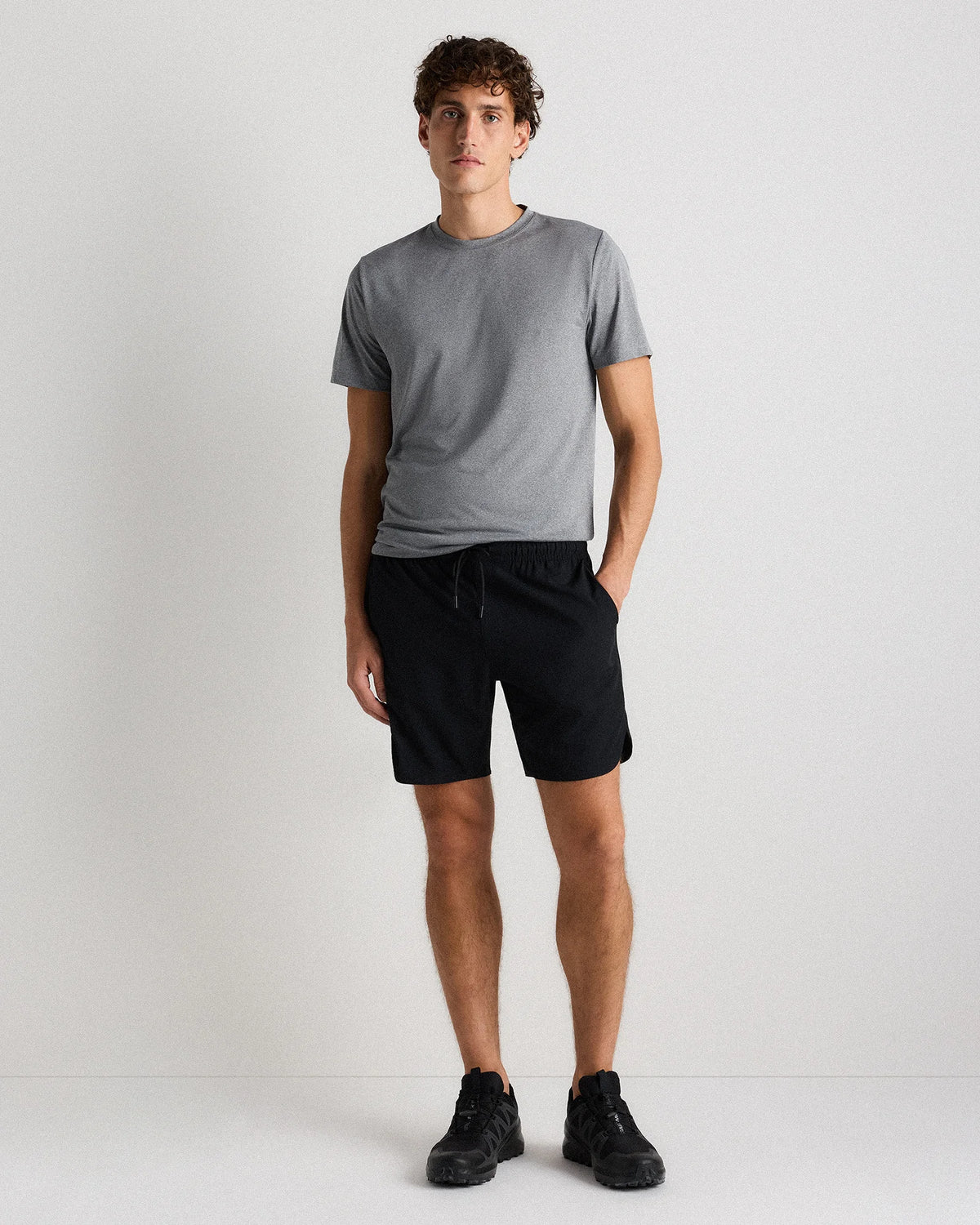 Sweat Tech Training Unlined Shorts - 7" - S / Black