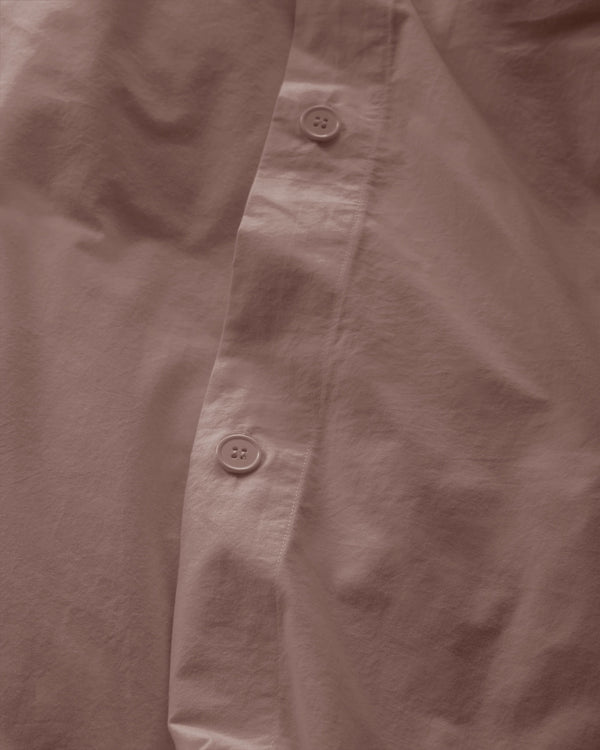 Organic Brushed Cotton Duvet Cover - Twin / Toffee