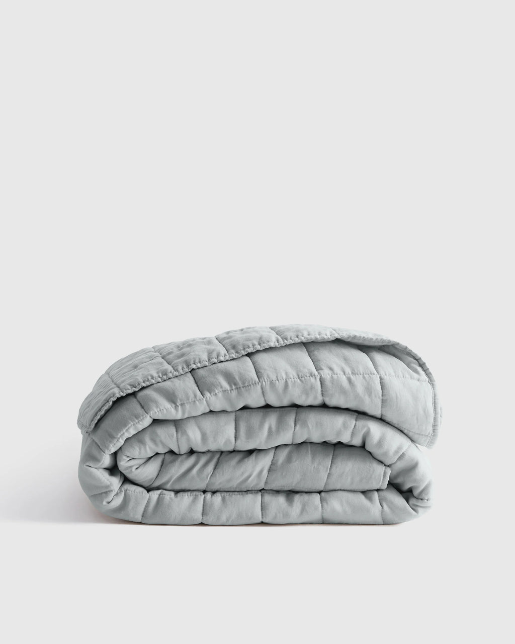 European Linen Box Quilt - Twin / Dusty Mauve