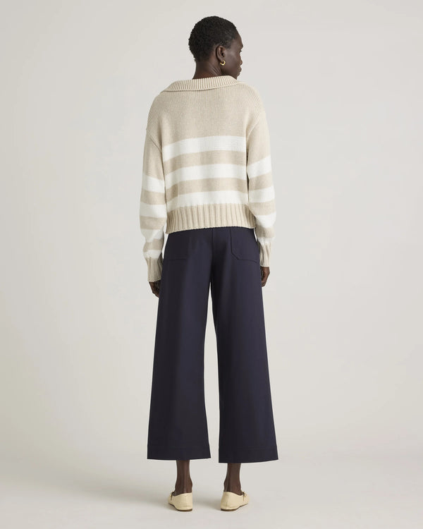 Ultra-Stretch Ponte Cropped Wide Leg Pants - 0 / Espresso